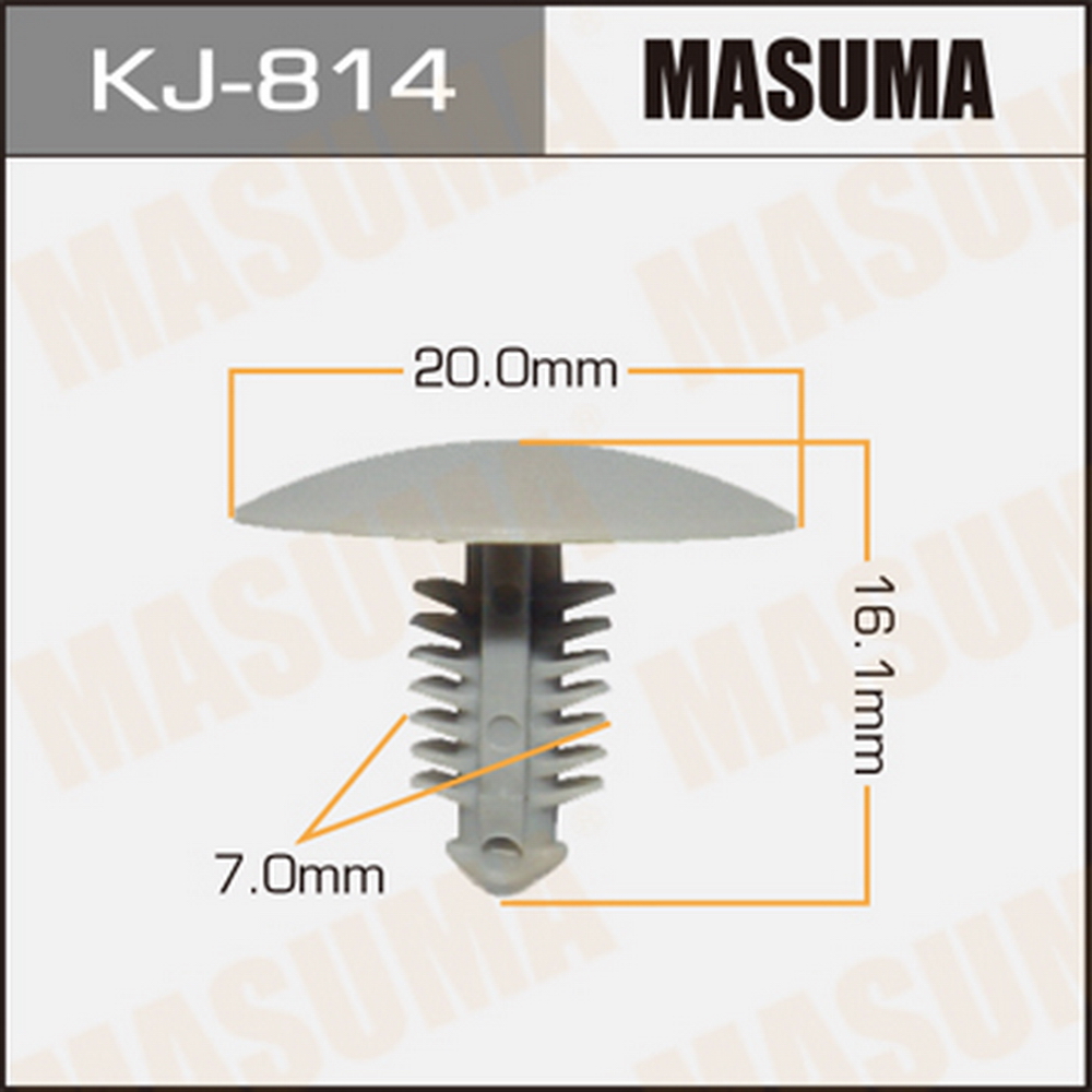 Клипса крепежная MASUMA KJ814