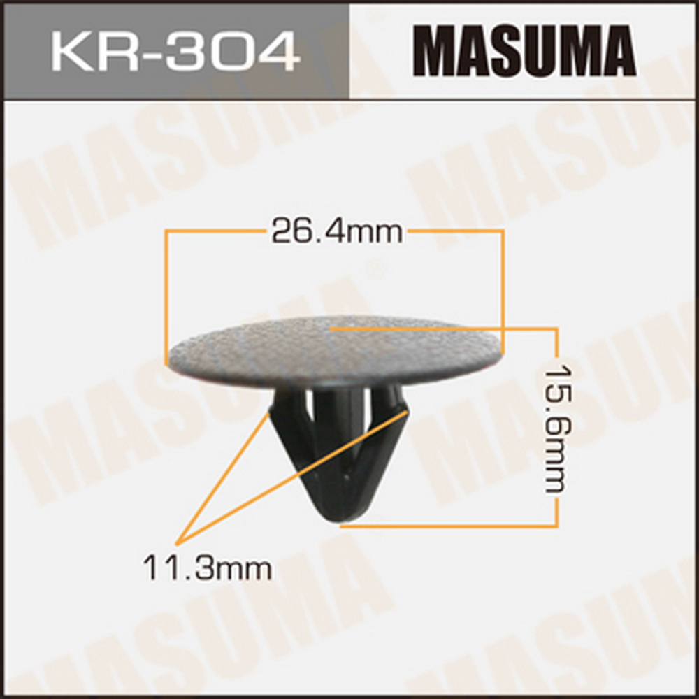 Клипса автомобильная (автокрепеж) MASUMA KR304