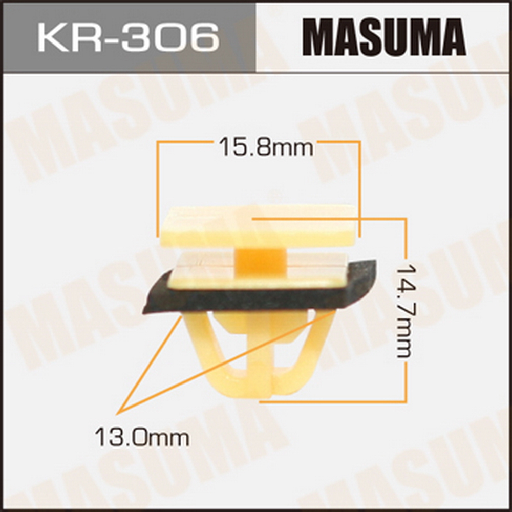 Клипса автомобильная (автокрепеж) MASUMA KR306