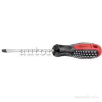Отвертка Fusion, SL6, 0 x38 мм, CrV, 3-х компонентная рукоятка anti slip MATRIX 11404