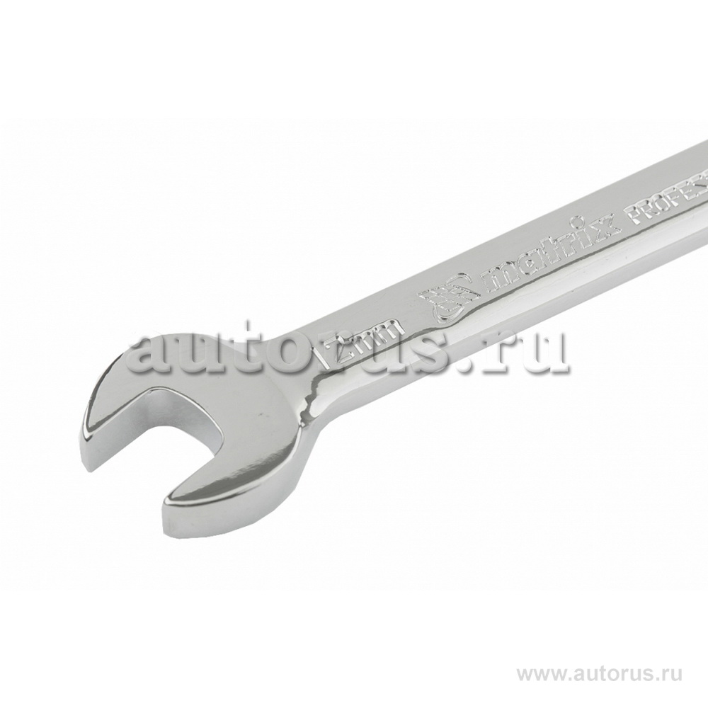 Ключ комбинированный трещоточный, 12мм, CrV, шарнирный, зерк.хром MATRIX 14864