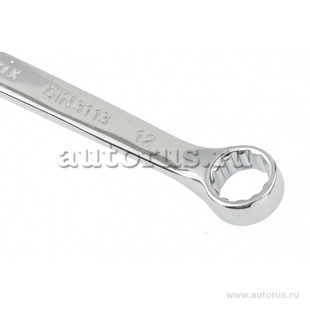 Ключ комбинированный, 12 мм, CrV, полированный хром MATRIX 15156