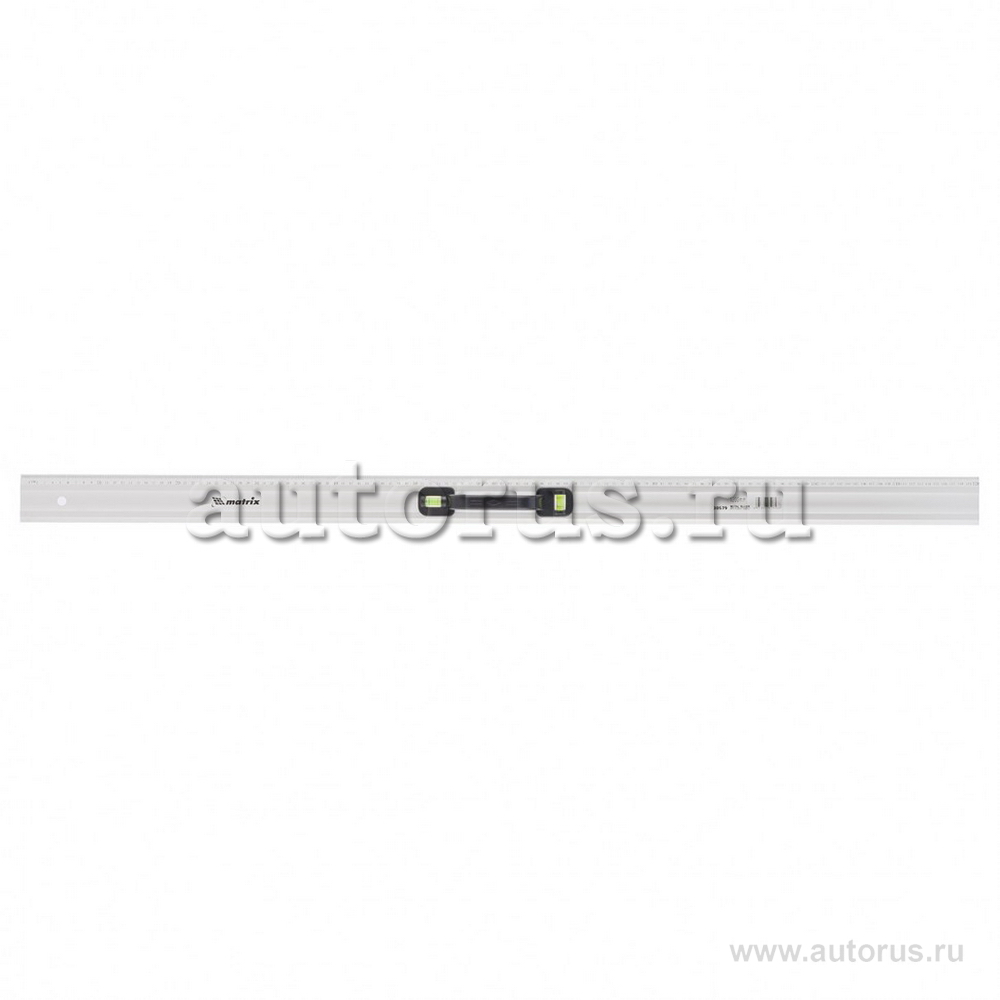 Линейка-уровень, 1200 мм, металлическая, пластмассовая ручка 2 глазка MATRIX 30579