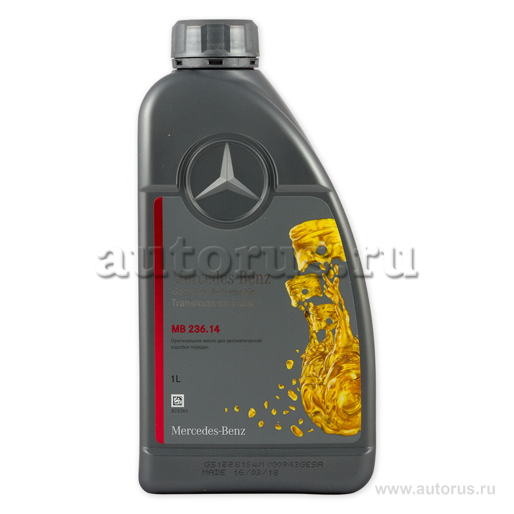 Масло трансмиссионное Mercedes-Benz ATF MB 236.14 1 л A000 989 26 04 11 BTLR