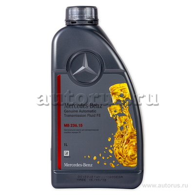 Масло трансмиссионное Mercedes-Benz ATF MB 236.15 1 л A000 989 27 04 11 BULR