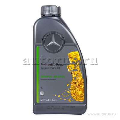 Масло моторное Mercedes-Benz МB 229.52 5W30 1 л A000 989 80 02 11 BMER