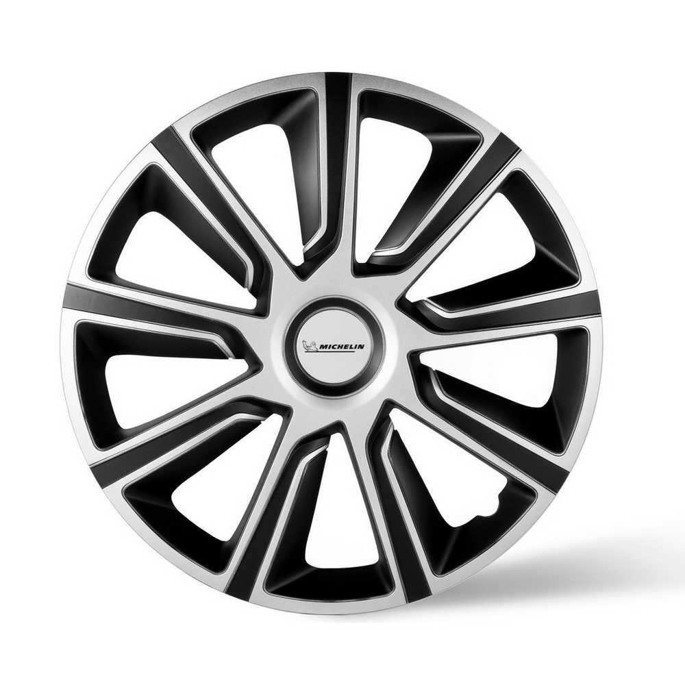 Колпаки колесные MICHELIN 13, 49 Верон, цвет серебристо-черный, 4 шт. Michelin 300720