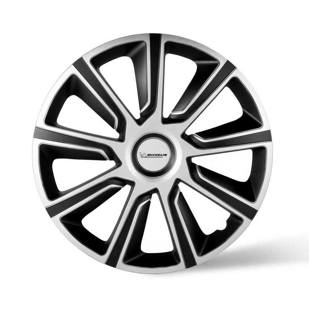 Колпаки колесные MICHELIN 14, 49 Верон, цвет серебристо-черный, 4 шт. Michelin 300721
