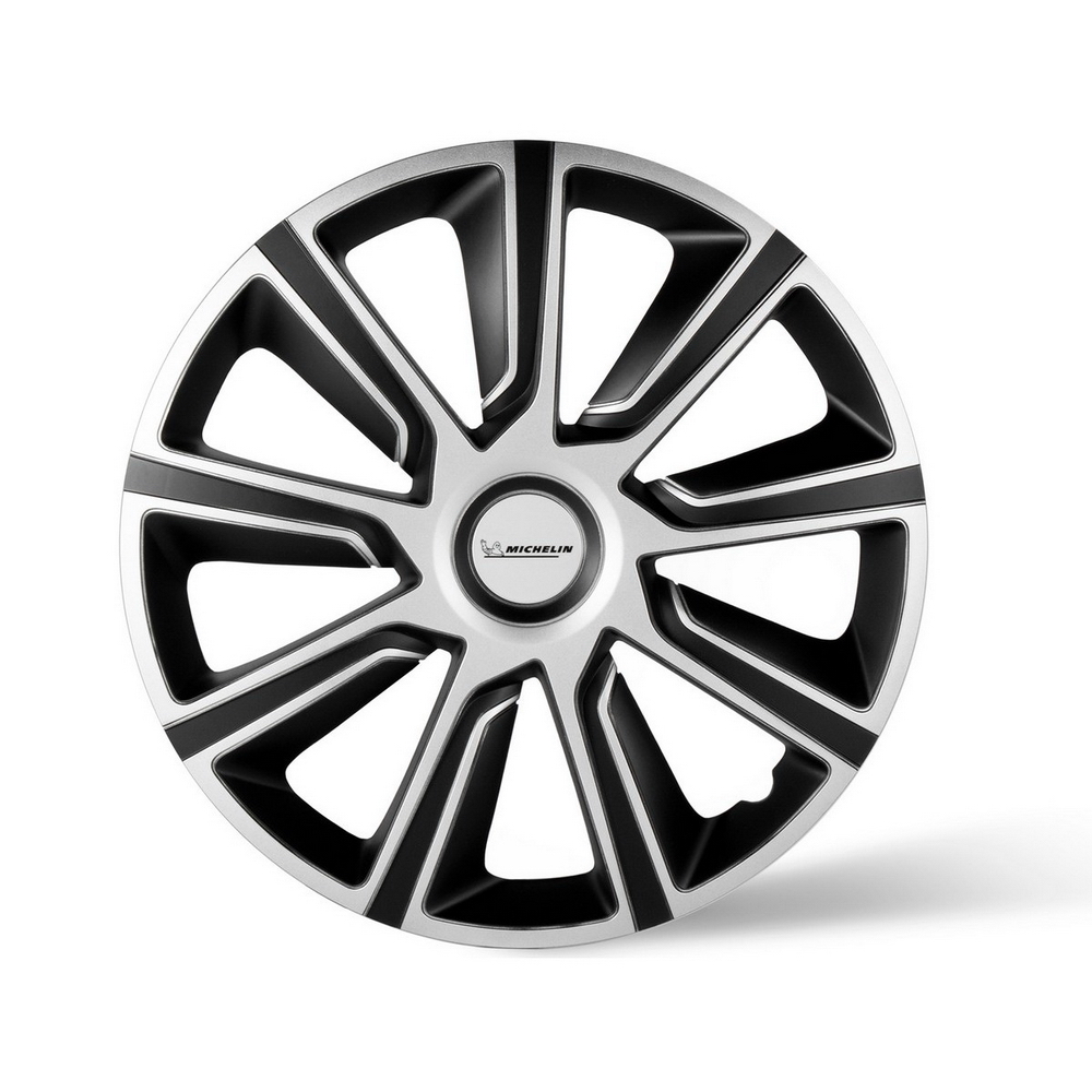Колпаки колесные MICHELIN 16, 49 Верон, цвет серебристо-черный, 4 шт. Michelin 300723