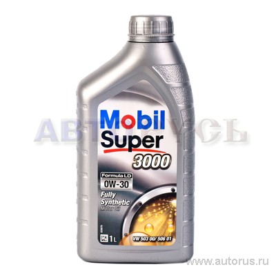 Масло моторное Mobil Super 3000 Formula LD 0W30 синтетическое 1 л 152537