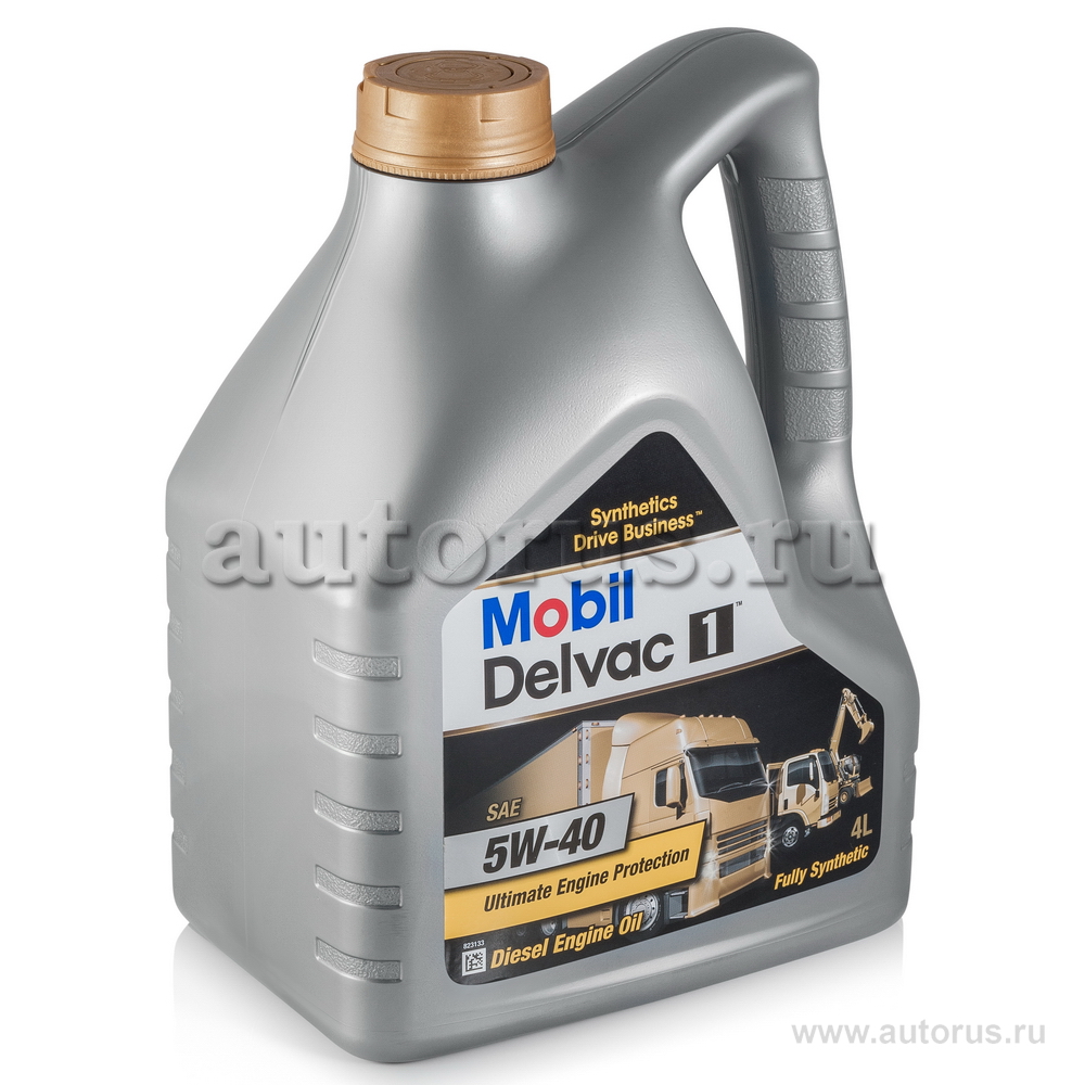 Масло моторное Mobil Delvac 1 5W40 синтетическое 4 л 152656