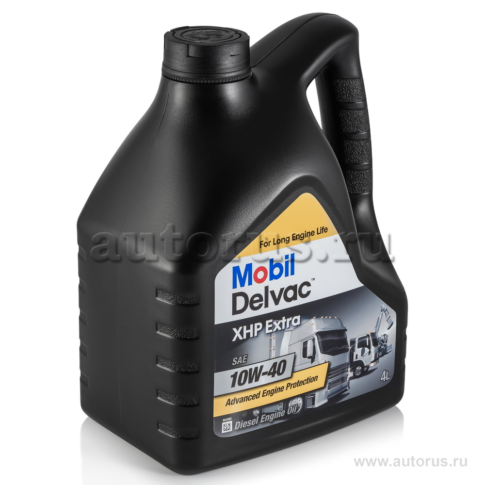 Масло моторное Mobil Delvac XHP Extra 10W40 синтетическое 4 л 152657