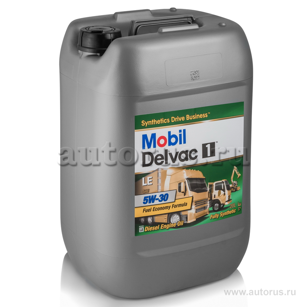 Масло моторное Mobil Delvac 1 LE 5W30 синтетическое 20 л 152707