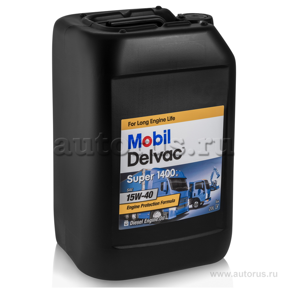 Масло моторное Mobil Delvac Super 1400 Е 15W40 минеральное 20 л 152714