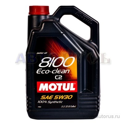 Масло моторное Motul 8100 Eco-clean SM/CF 5W30 синтетическое 5 л 101545