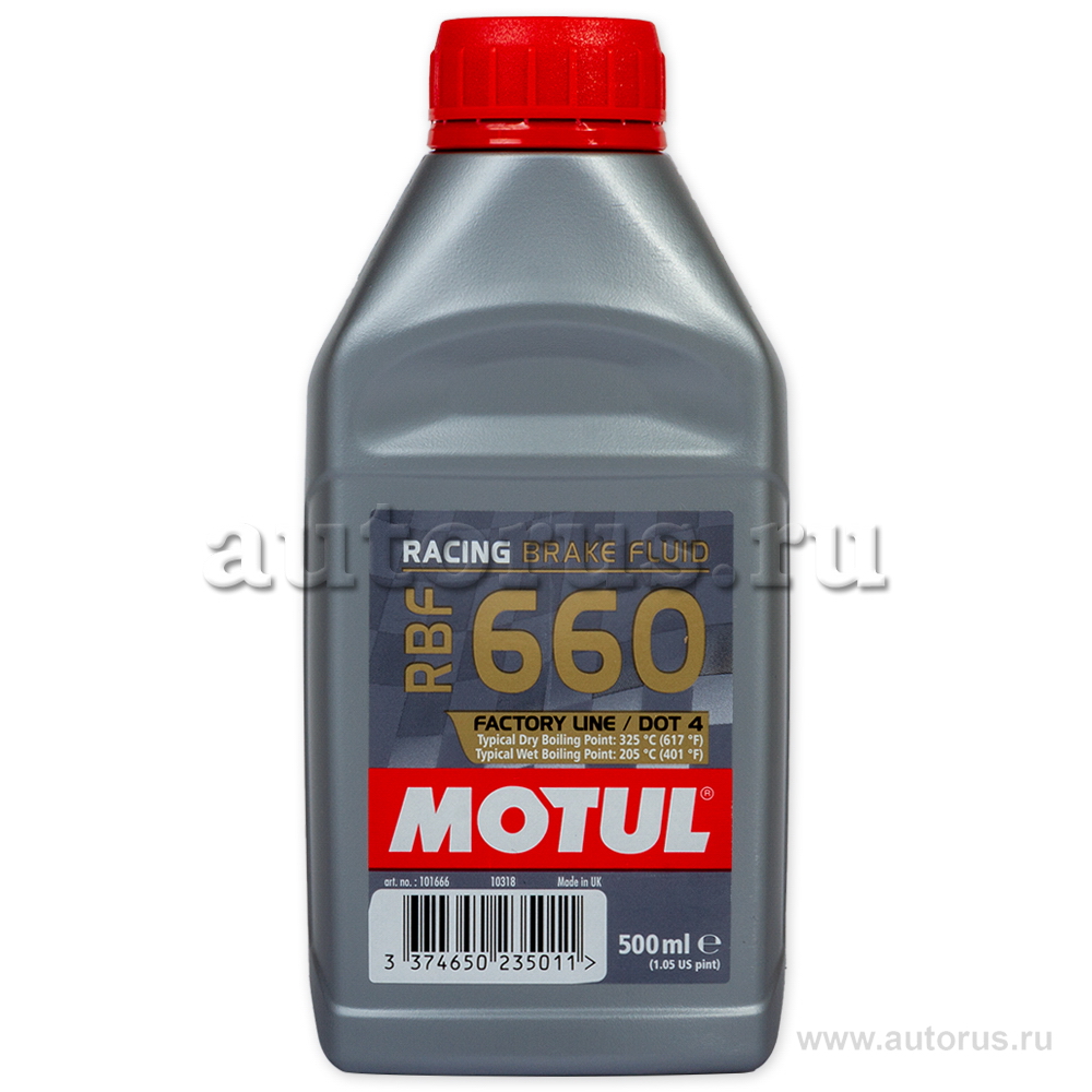 Жидкость тормозная Motul RBF 660 Factory Line DOT4 0,5 л 101666