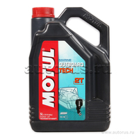Масло моторное 2T Motul Outboard Tech полусинтетическое 5 л 101728