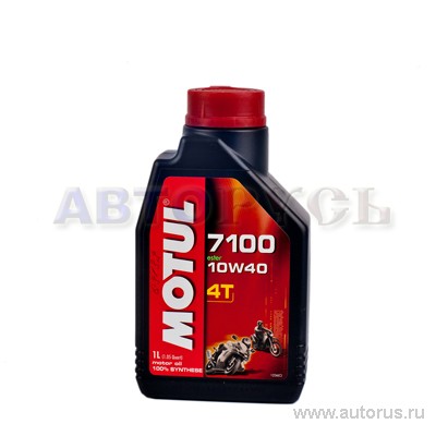 Масло моторное 4T Motul 7100 4T 10W40 синтетическое 1 л 104091