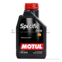 Масло моторное Motul Specific 229.52 5W30 синтетическое 1 л 104844