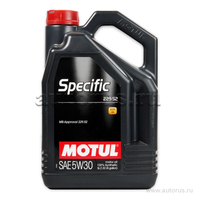 Масло моторное Motul Specific 229.52 5W30 синтетическое 5 л 104845