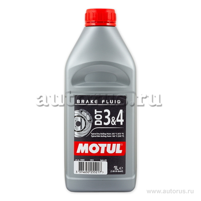 Жидкость тормозная Motul DOT 3 & 4 Brake Fluid DOT3&4 1 л 105835