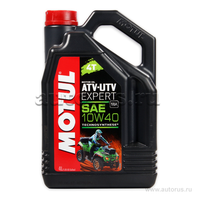 Масло моторное Motul ATV UTV Expert 10W40 полусинтетическое 4 л 105939