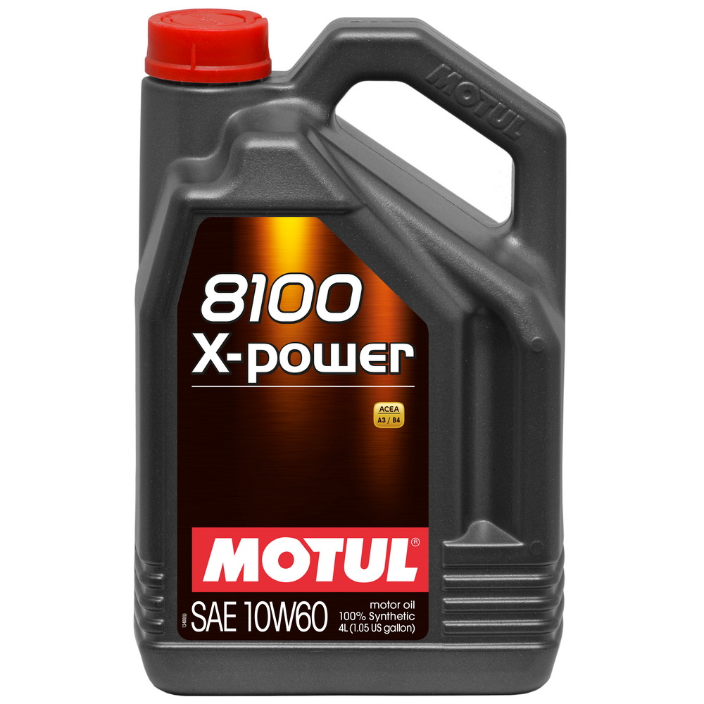 Масло моторное Motul 8100 X-Power 10W60 синтетическое 4 л 106143
