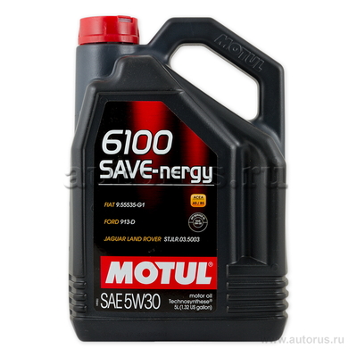 Масло моторное Motul 6100 Save-Nergy 5W30 5 л 107953