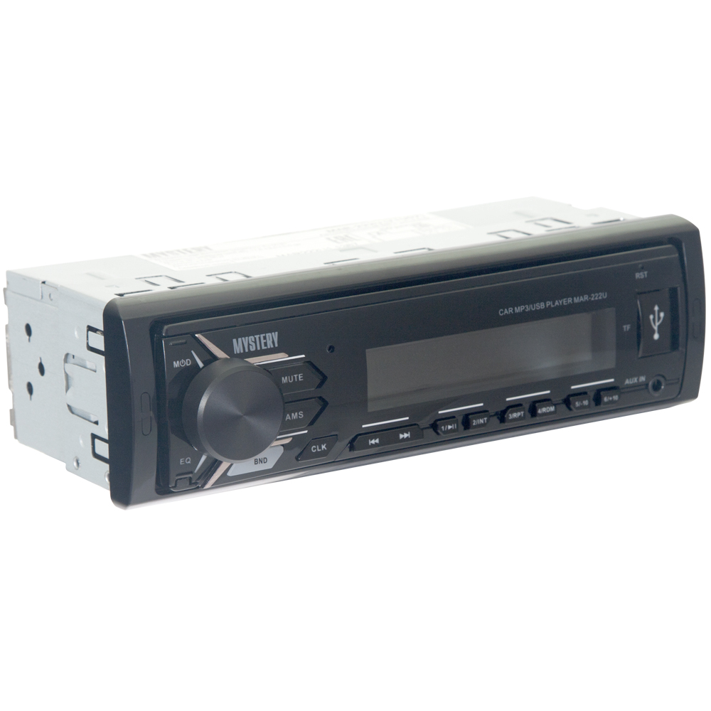 Автомагнитола Mystery MAR-222U ,4x50 Вт,MP3,USB,AUX,белая подсветка