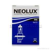 Лампа 12V H4 60/55W P43t NEOLUX Standart 1 шт. картон N472