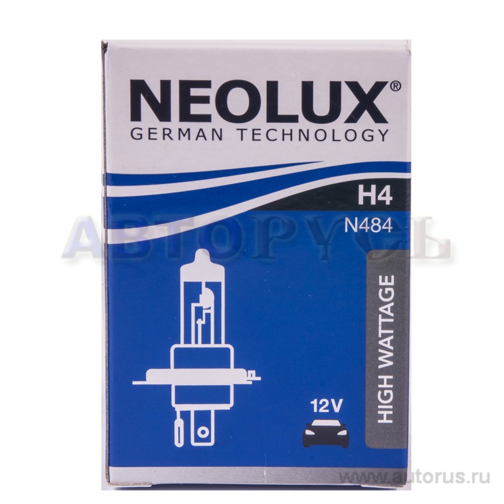 Лампа 12V H4 100/80W P43t NEOLUX OFF-ROAD 1 шт. картон N484