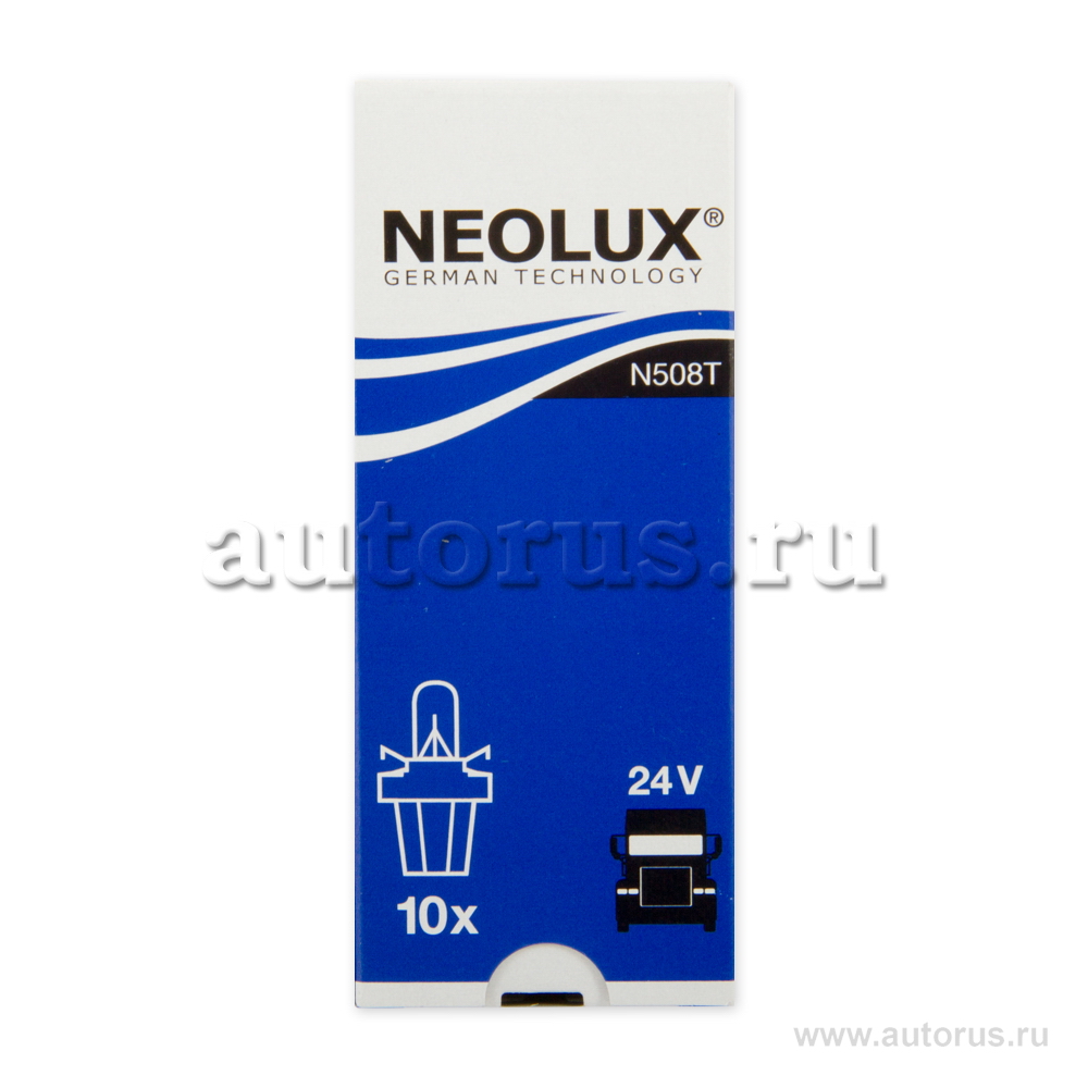 Лампа 24V 5XFS10 1,2W B8,5d NEOLUX 1 шт. картон N508T