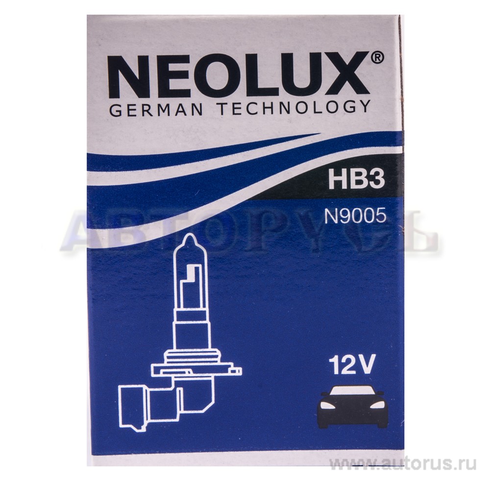 Лампа 12V HB3 60W P20d NEOLUX Standart 1 шт. картон N9005