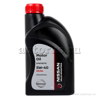 Масло моторное NISSAN VA Motor Oil 5W40 синтетическое 1 л KE900-90032VA