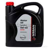 Масло моторное NISSAN VA Motor Oil 5W40 синтетическое 5 л KE900-90042VA