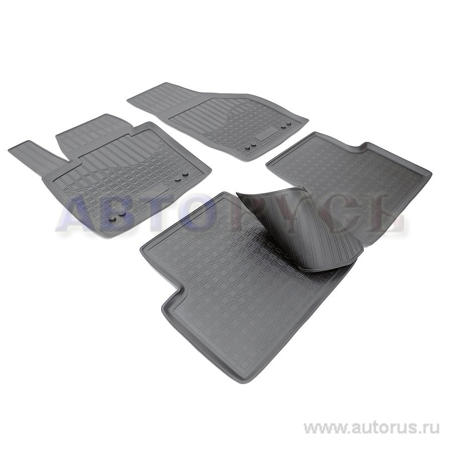 Коврики в салон полиуретан NORPLAST AUDI Q3, 8U, 2011 черный комплект NPA11-C05-600