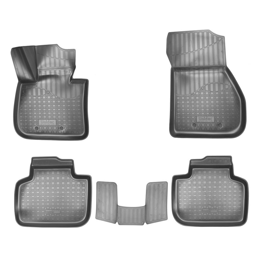 Коврики в салон 3D резина NORPLAST BMW X1, F48, 2015- черный комплект NPA11-C07-510