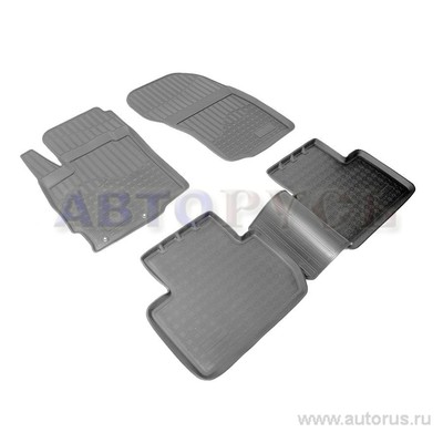 Коврики в салон полиуретан NORPLAST MITSUBISHI Outlander, 2 015- , черный комплект NPA11-C59-510