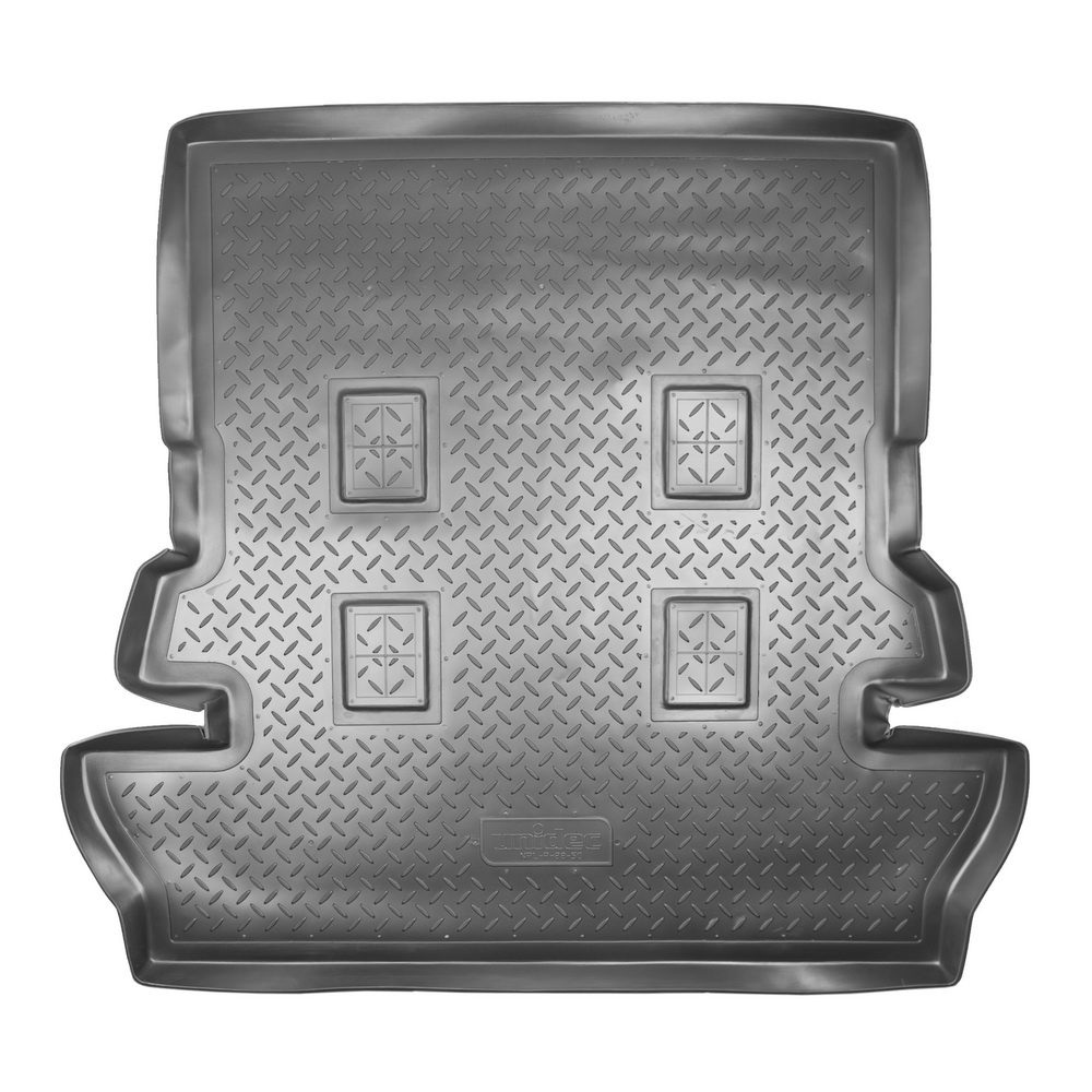 Коврик в багажник полиуретан NORPLAST TOYOTA LC-200, J20A, 2007, 7 мест черный 1 шт. NPL-P-88-50