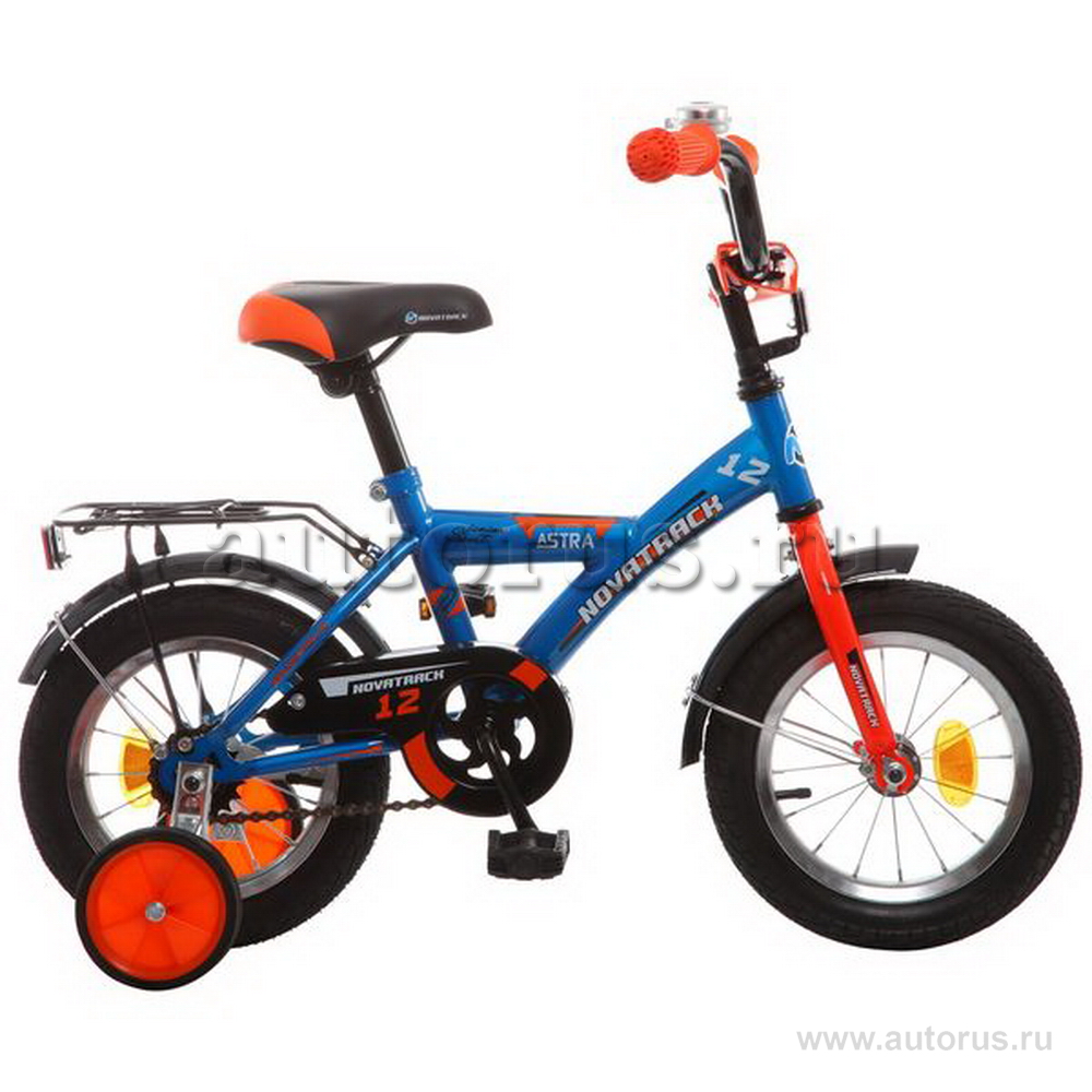Велосипед 12 детский Novatrack Astra (2019) количество скоростей 1 рама сталь синий