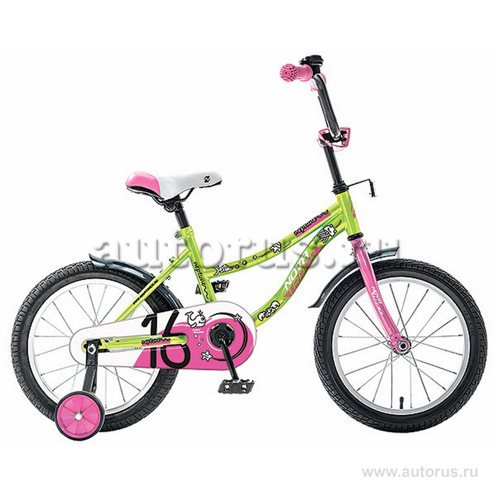 Велосипед 12 детский Novatrack Neptune (2020) количество скоростей 1 рама сталь салатовый