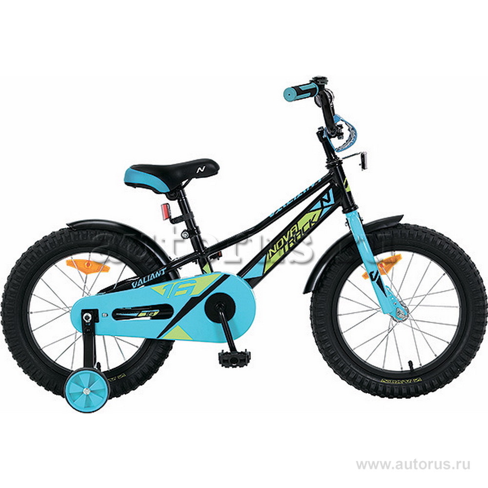 Велосипед 14 детский Novatrack Valiant (2020) количество скоростей 1 рама сталь 9 черный