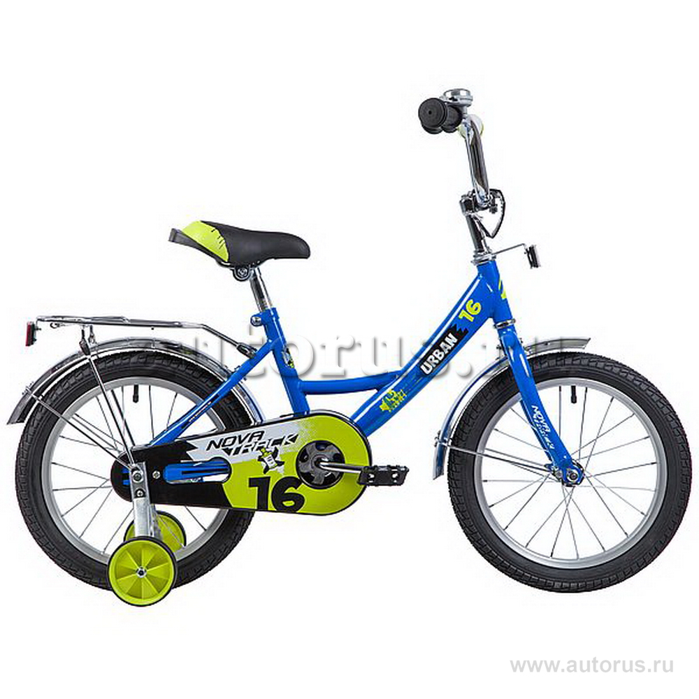 Велосипед 16 детский Novatrack Urban (2020) количество скоростей 1 рама сталь 10,5 синий
