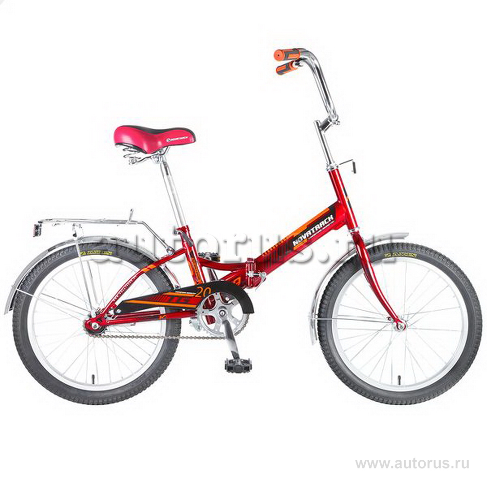 Велосипед 20 складной Novatrack TG20 (2020) количество скоростей 1 рама сталь красный