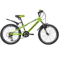Велосипед 20 подростковый Novatrack Extreme (2020) количество скоростей 6 рама сталь 10 зеленый