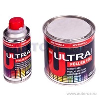 Грунт акриловый 2К 5+1 серый Novol Novol Ultra Fuller, 0.4л+0.08л