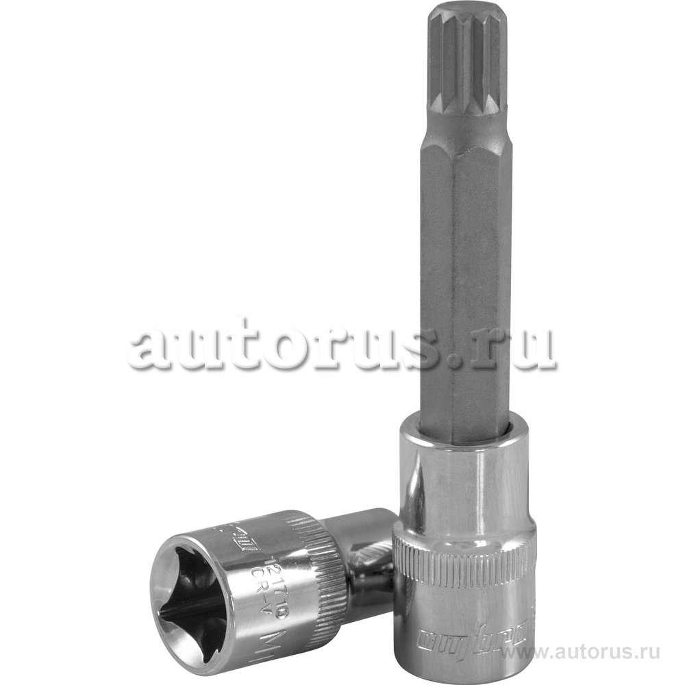 Насадка 12DR с вставкой SPLINE M14 L 100 мм OMBRA 121714