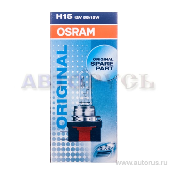 Лампа 12V H15 15/55W PGJ23t-1 OSRAM ORIGINAL LINE 1 шт. картон 64176