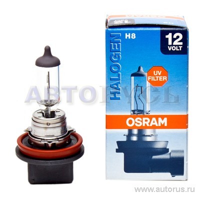 Лампа 12V H8 35W PGJ19-1 OSRAM ORIGINAL LINE 1 шт. картон 64212