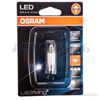Лампа светодиодная 12V C5W 1W 4000K OSRAM Premium 1 шт. блистер 6499WW-01B